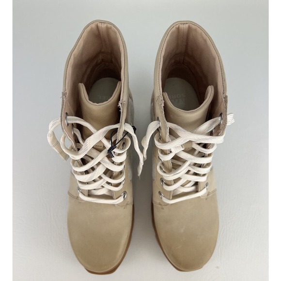 Sorel Women Boots Joan of Arctic Lexie III Wedge Natural Tan Size 9.5 - Picture 16 of 16